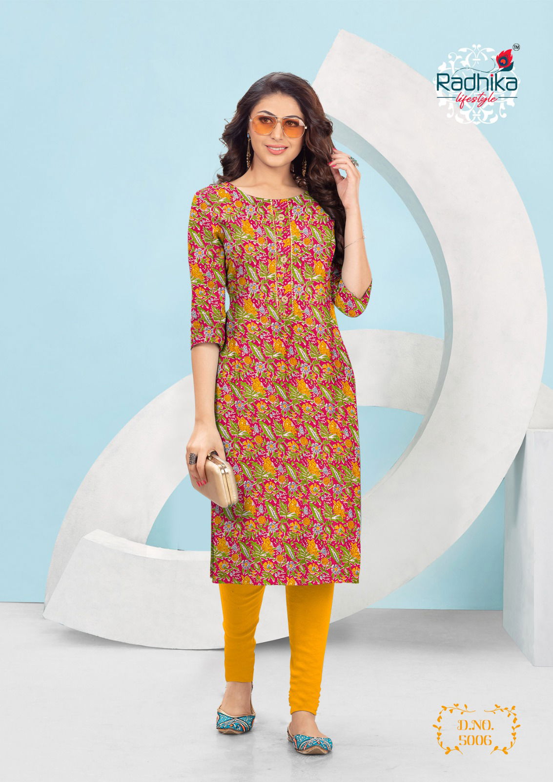 Traditional Vol 5 By Radhika Cotton Kurtis Catalog